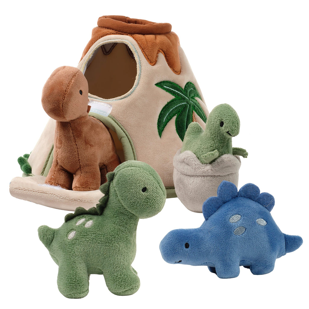 Dinosaur Volcano Plush Toy Play Set D78848