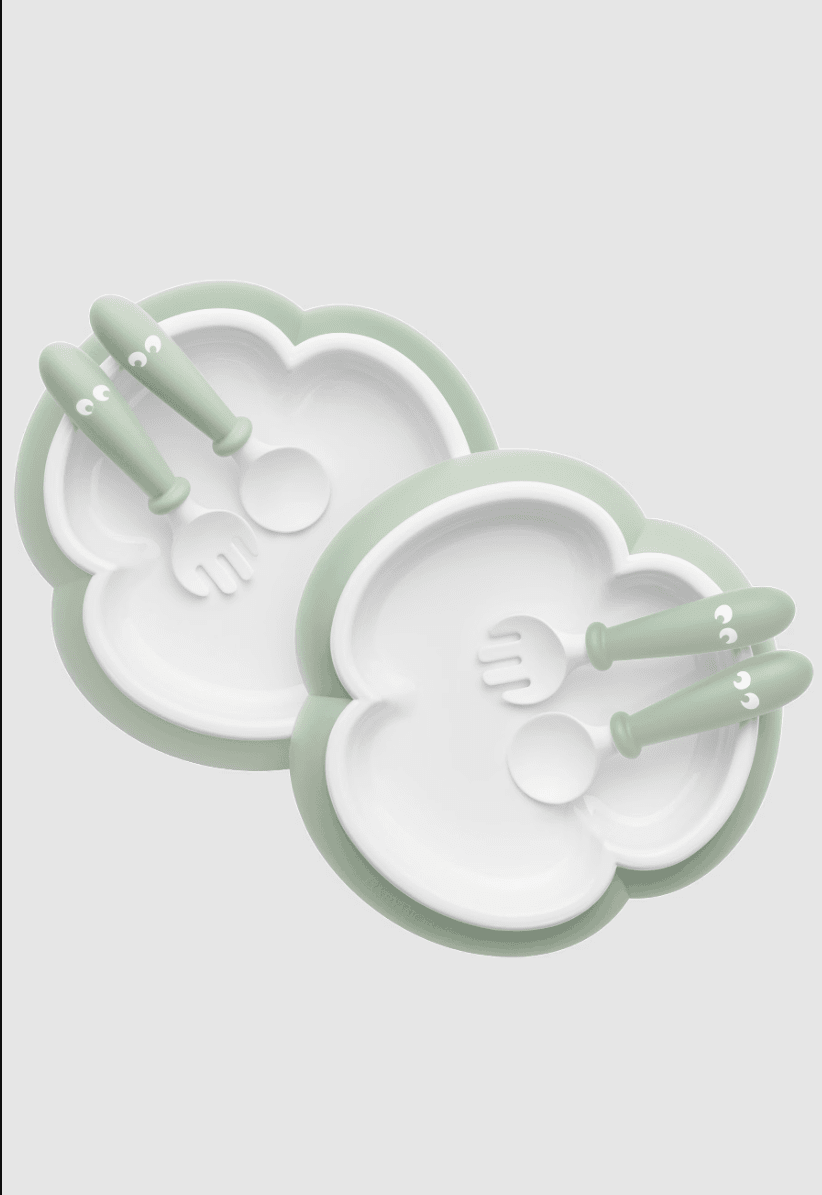 Baby Plate, Spoon and Fork, 2 sets F665064