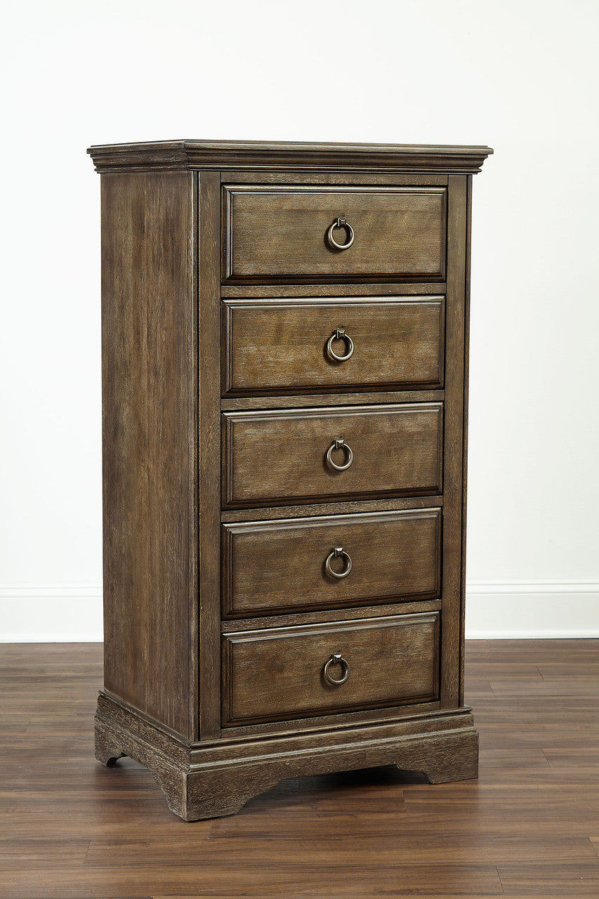 5 Drawer Pier Chest in Almond X605