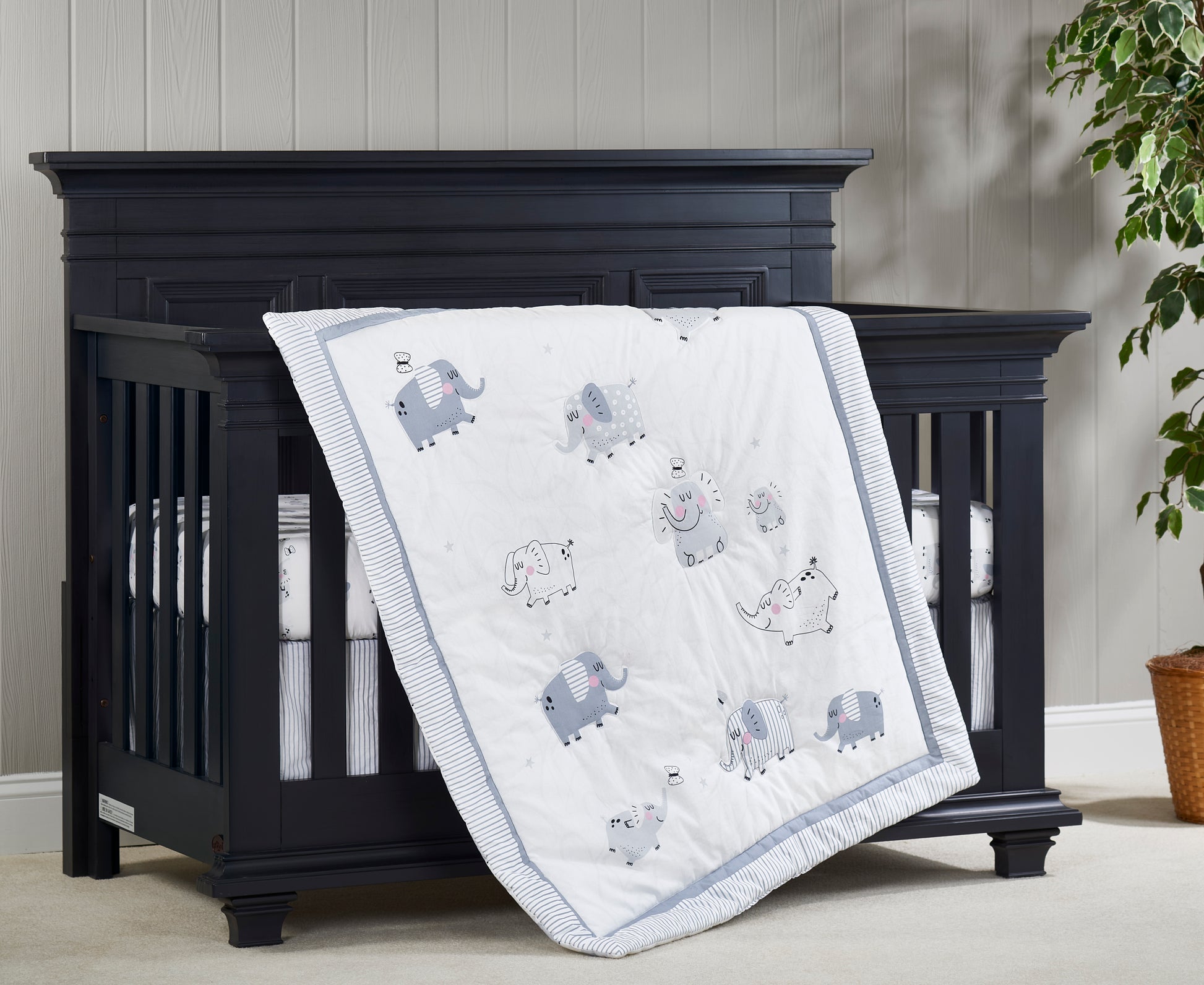 3pc Crib Bedding Set L233