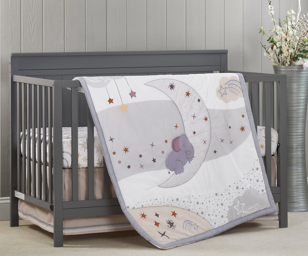 3pc Crib Bedding Set L233