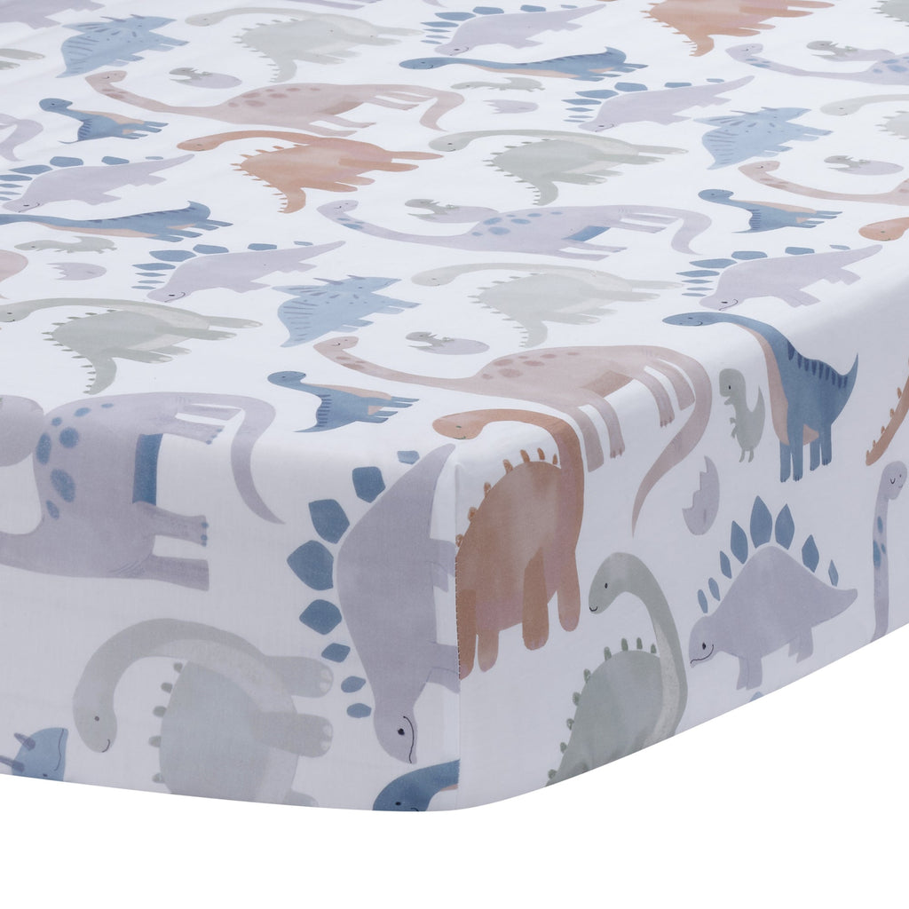 Dinosaur Cotton Fitted Crib Sheet N412187