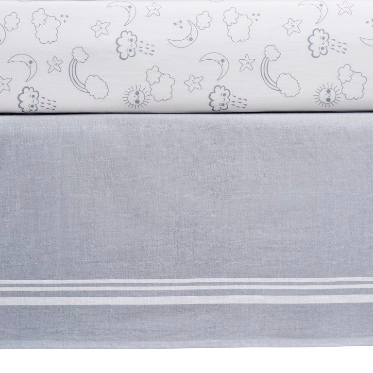 3pc Crib Bedding Set L233