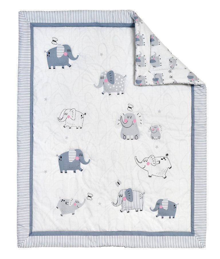 3pc Crib Bedding Set L233