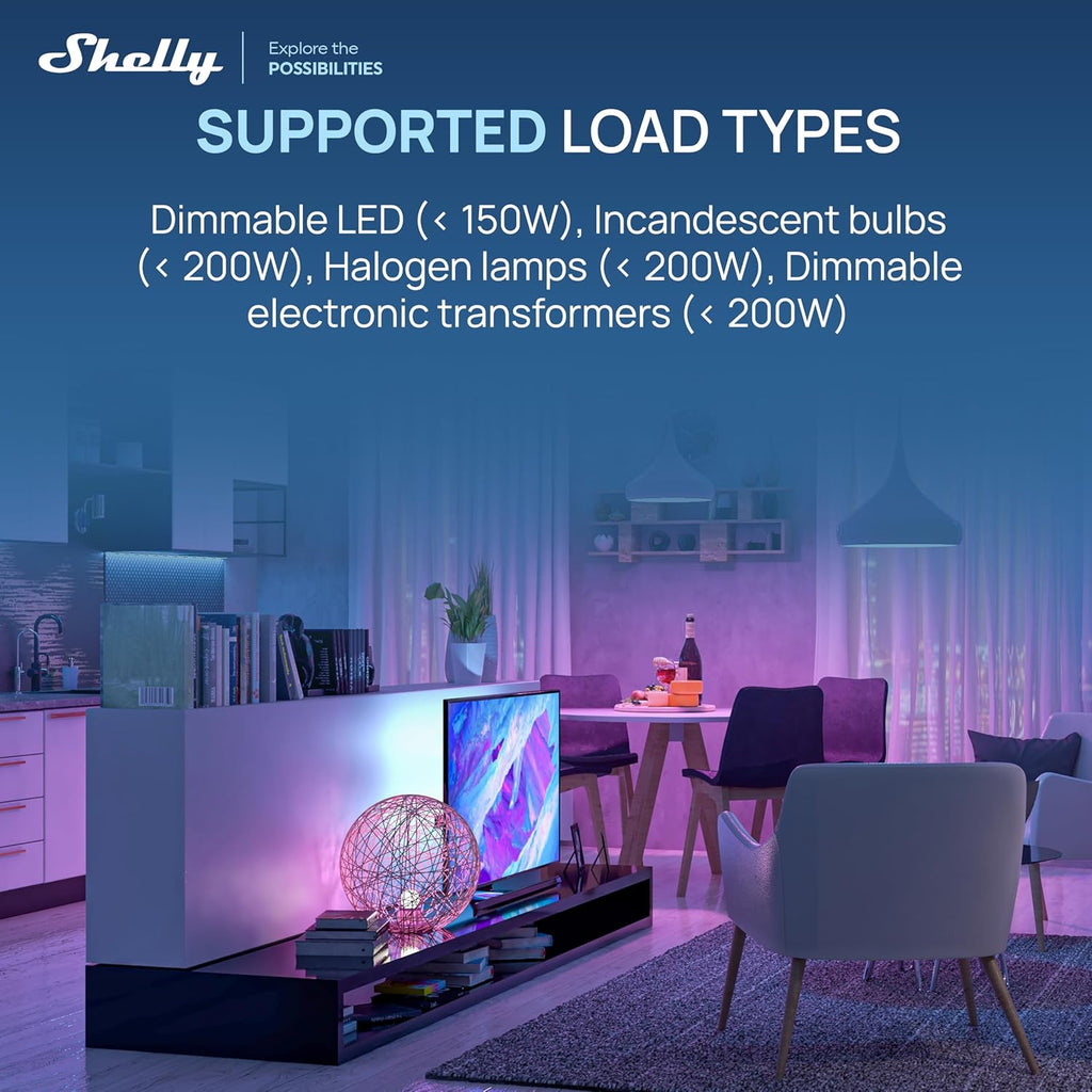 Shelly Dimmer Gen4 US UL-Certified