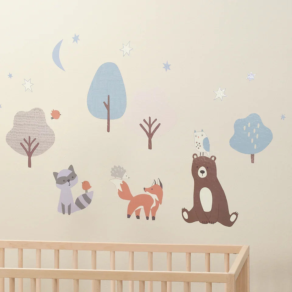 Woodland Animals Wall Decals Stickers G47656