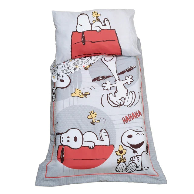 Toddler Bedding Set 4-Piece - Gray/Red/White V393