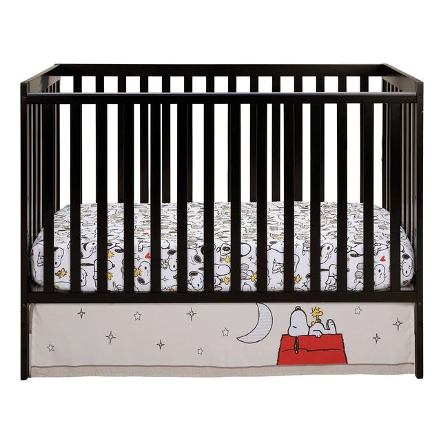 Snoopy Love 3-Piece Infant Baby Nursery Crib Bedding Set T433630