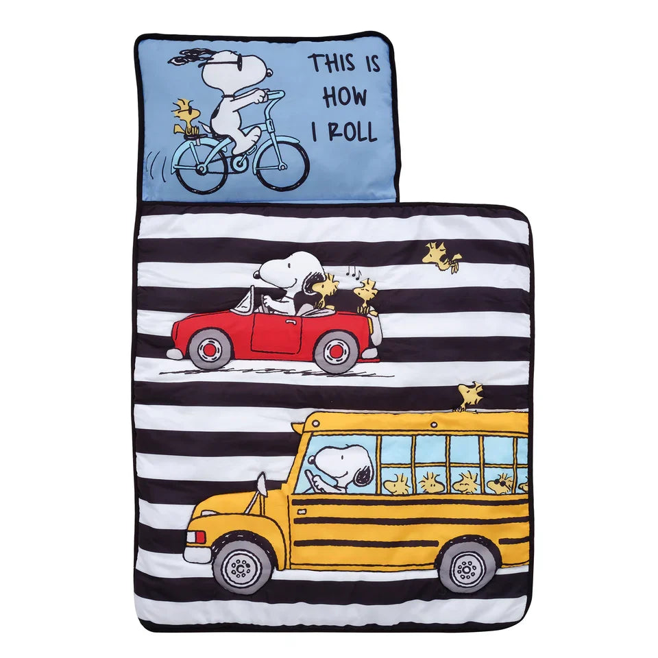 Toddler Nap Mat with Snoopy & Woodstock Design P28071