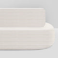 Oval Organic Cotton Crib Sheet and Changing Pad Cover Set S885