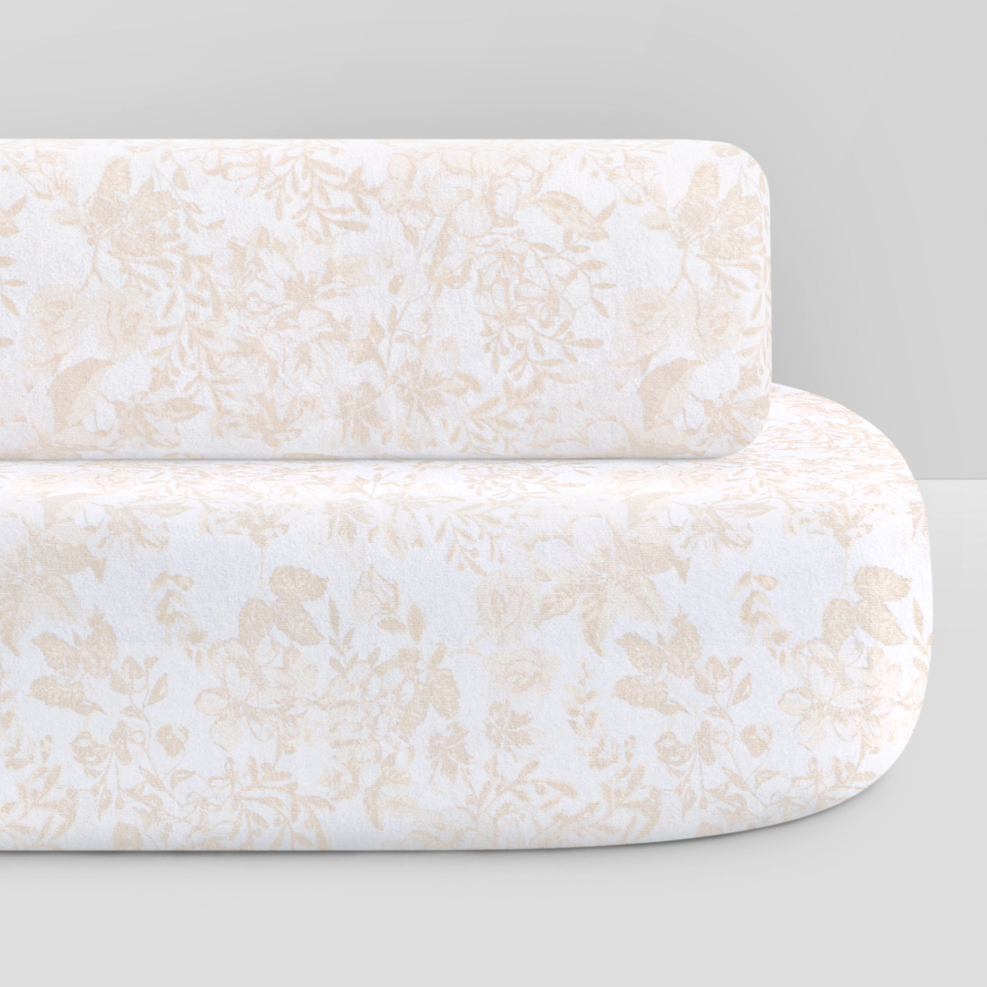 Oval Organic Cotton Crib Sheet and Changing Pad Cover Set S885