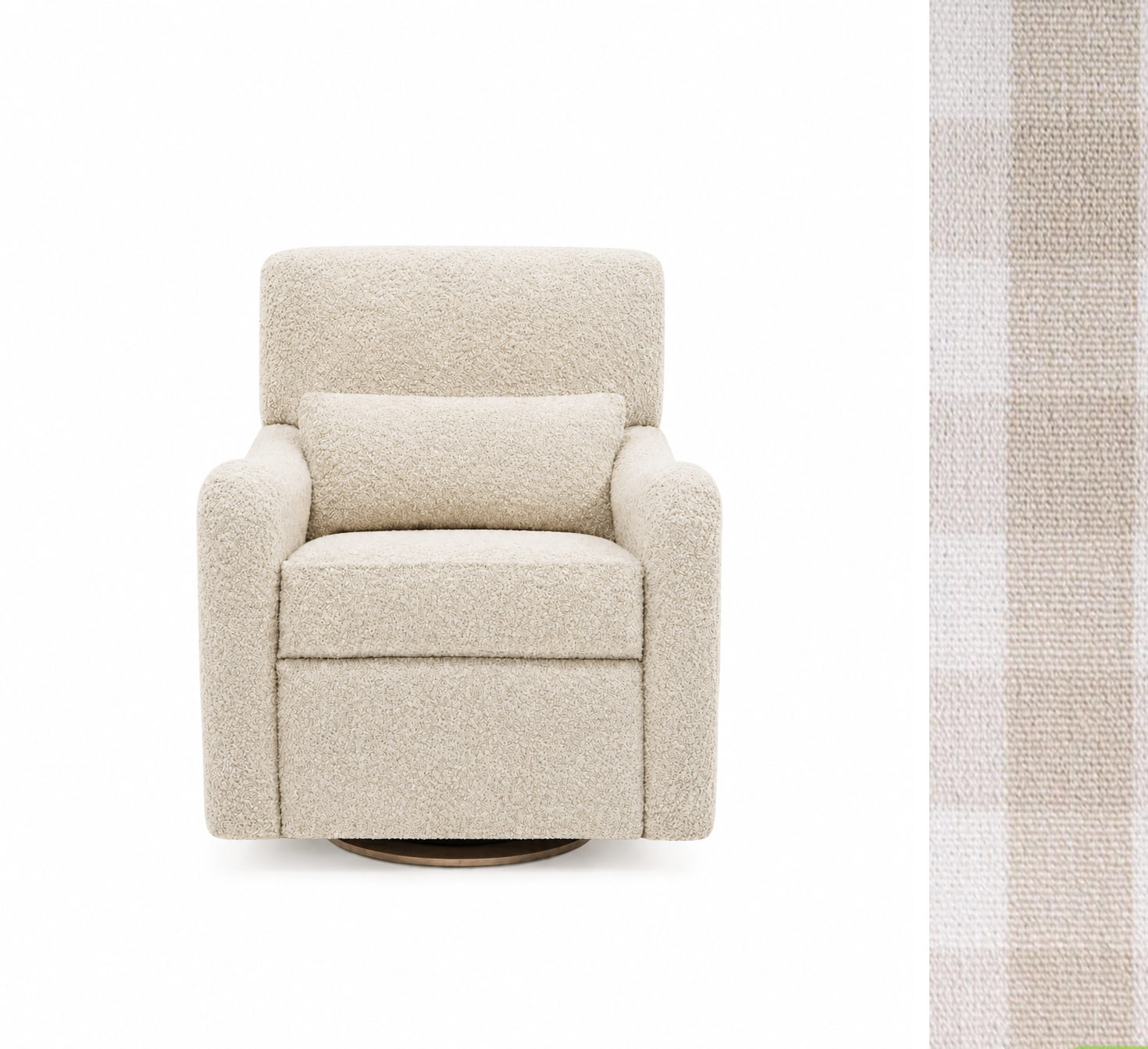 Teddy Power Gliding Swivel Nursery Recliner G737