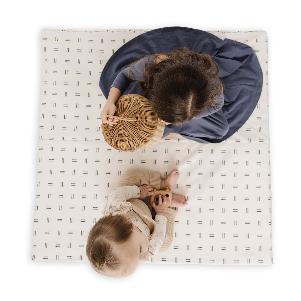 Vegan Leather Mudcloth Mat E68223