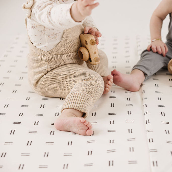 Vegan Leather Mudcloth Mat E68223