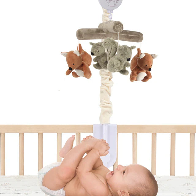 Woodland Musical Baby Crib Mobile Soother Toy A17684