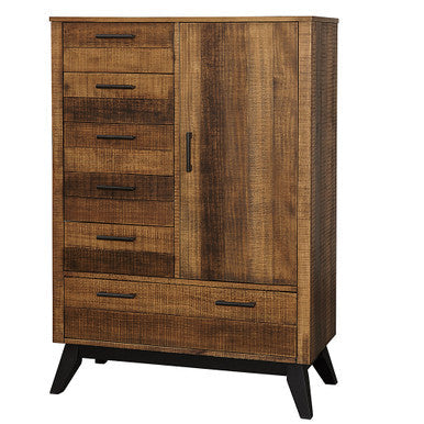 Rustic Chifferobe in Brushed Wheat Y157