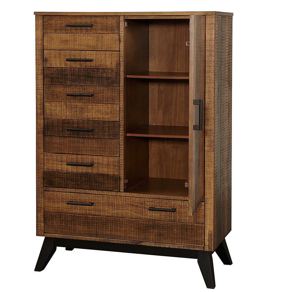 Rustic Chifferobe in Brushed Wheat Y157