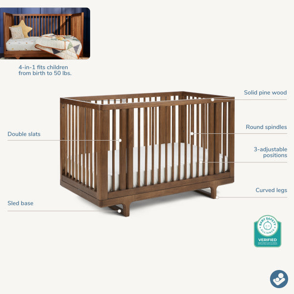 4-in-1 Convertible Crib U46001