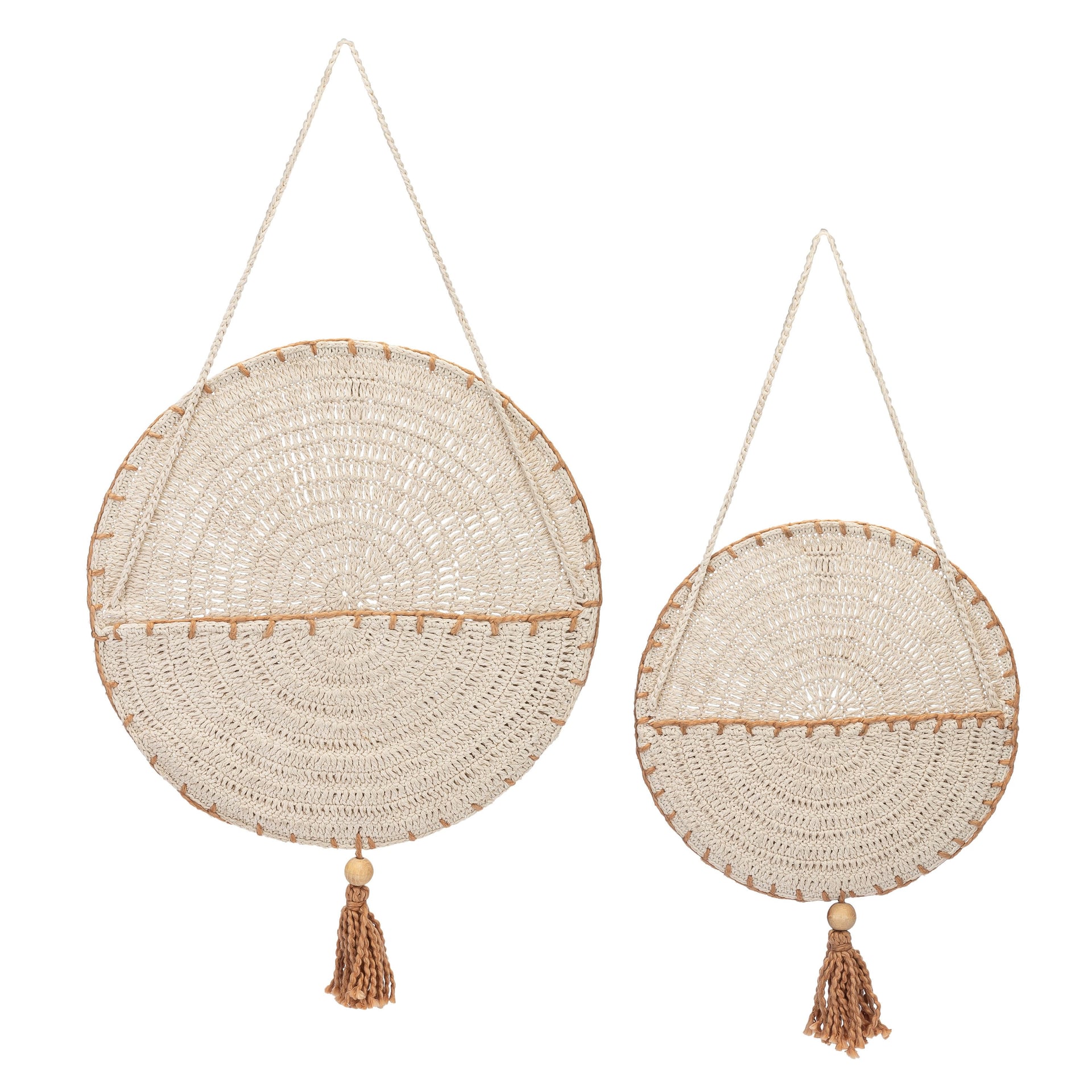 Crochet Wall Hanging Storage (Set of 2) I5547