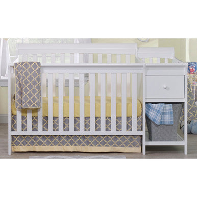 White Crib & Changer G401605