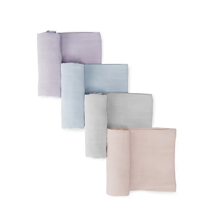Organic Breathable Swaddle Blankets 4-Pack L547