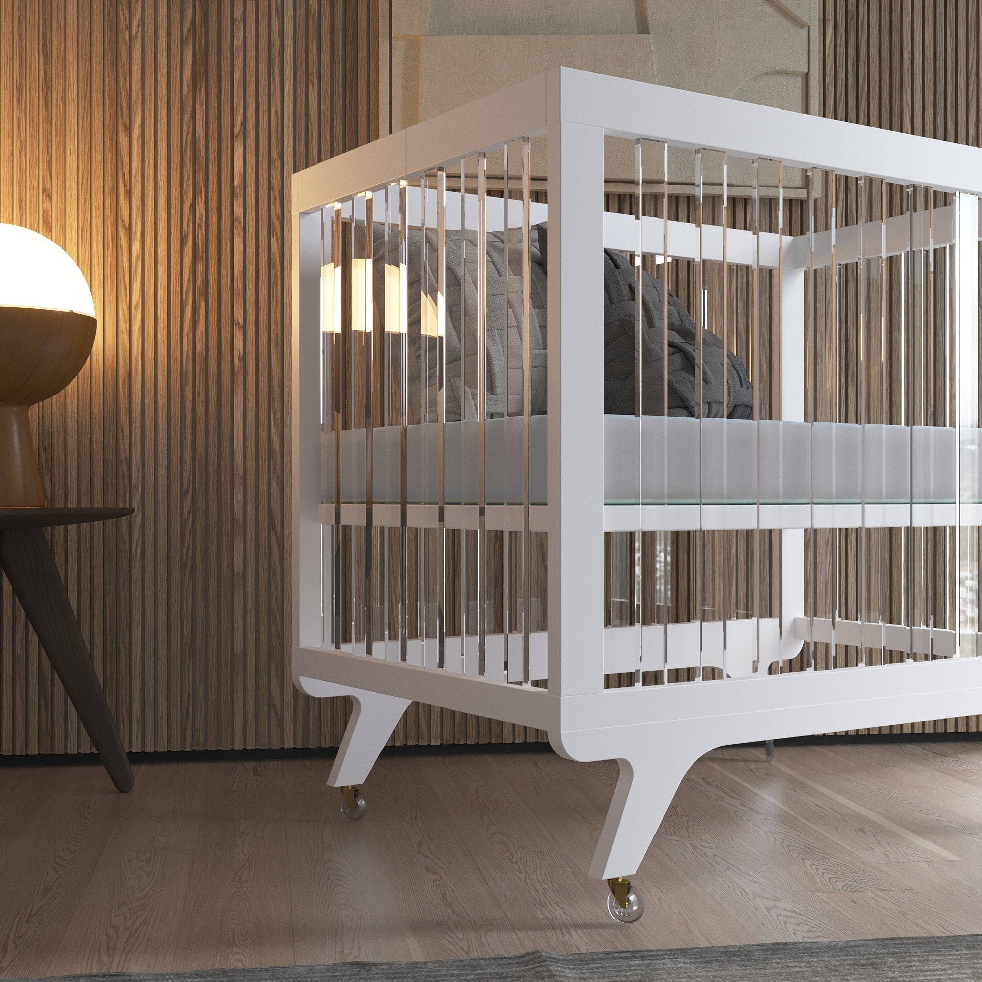 Mini V-leg Foldable Crib X6023