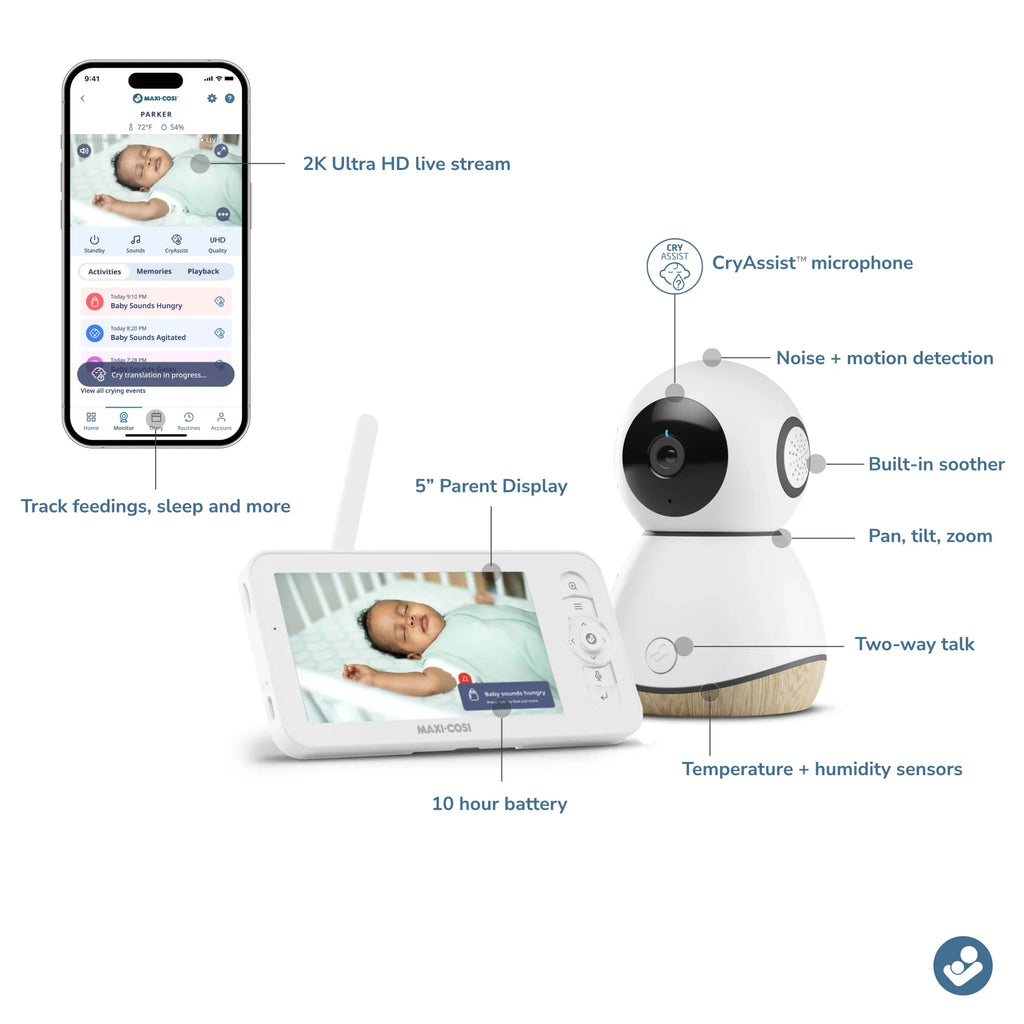 360° Baby Monitor - White S100984