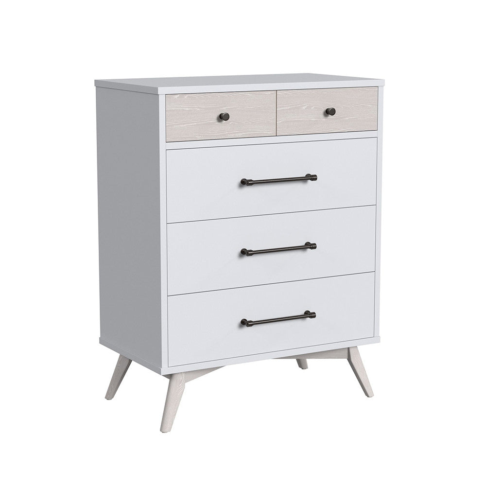Ash Linen 4 Drawer Chest U897479