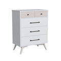 Ash Linen 4 Drawer Chest U897479